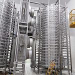 Food Industry Cheese Freezing Tunnel -20C, 1