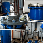 Βιομηχανική ψύξη και υδραυλικά δίκτυα HVAC-R με δεξαμενές αδρανείας, σωληνώσεις και μηχανολογικές εγκαταστάσεις ψύξης